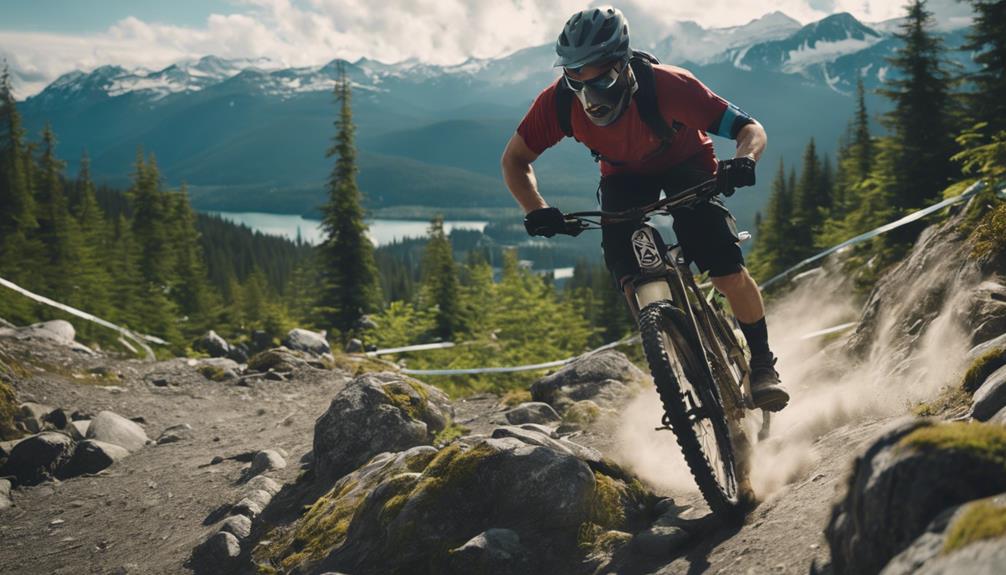 mountain bike in whistler